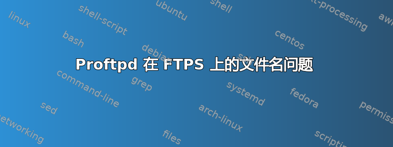 Proftpd 在 FTPS 上的文件名问题