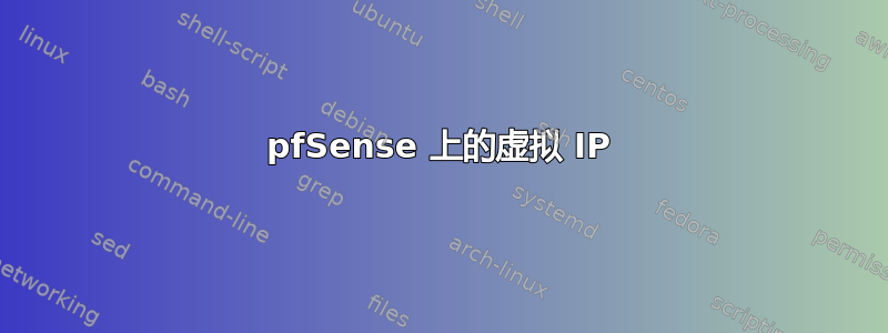 pfSense 上的虚拟 IP