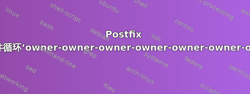 Postfix 所有者邮件循环‘owner-owner-owner-owner-owner-owner-owner...’