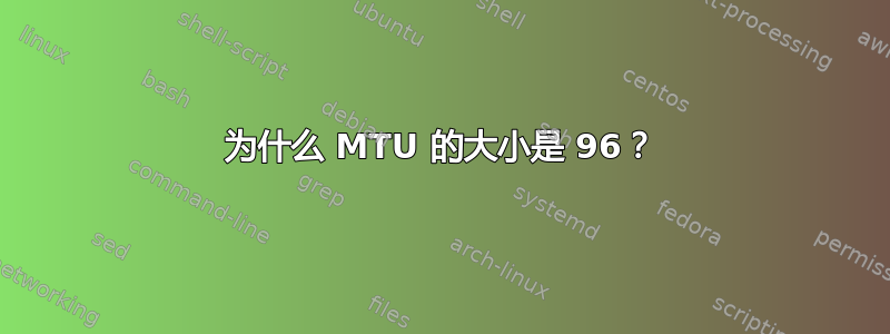 为什么 MTU 的大小是 96？