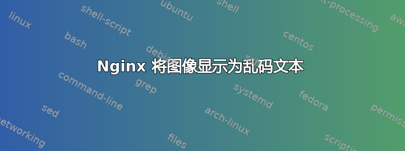 Nginx 将图像显示为乱码文本