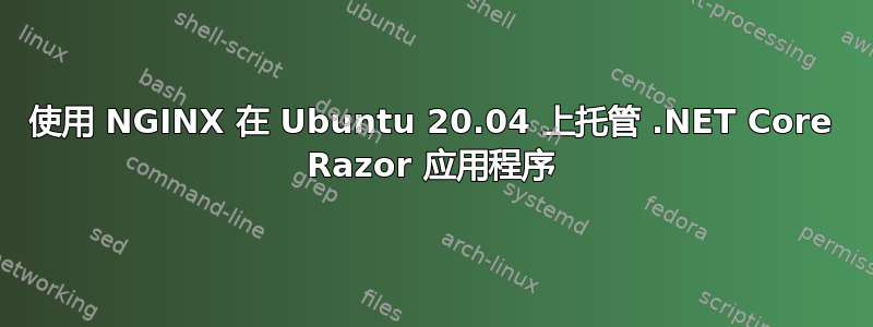 使用 NGINX 在 Ubuntu 20.04 上托管 .NET Core Razor 应用程序