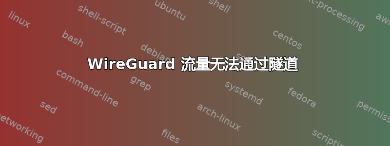 WireGuard 流量无法通过隧道