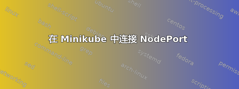 在 Minikube 中连接 NodePort