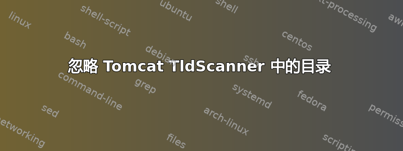 忽略 Tomcat TldScanner 中的目录