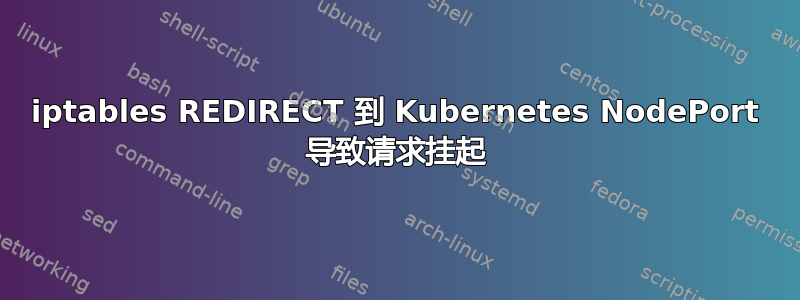 iptables REDIRECT 到 Kubernetes NodePort 导致请求挂起