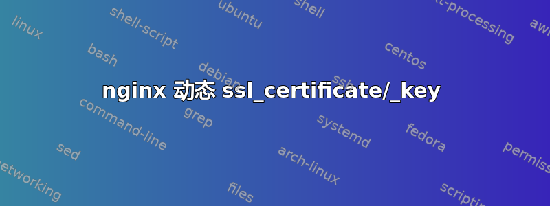 nginx 动态 ssl_certificate/_key