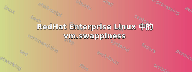 RedHat Enterprise Linux 中的 vm.swappiness