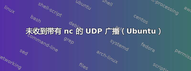 未收到带有 nc 的 UDP 广播（Ubuntu）