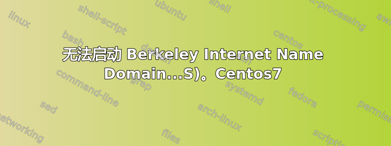 无法启动 Berkeley Internet Name Domain...S)。Centos7