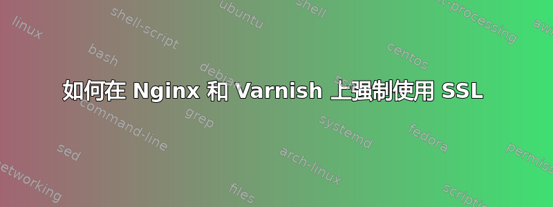 如何在 Nginx 和 Varnish 上强制使用 SSL