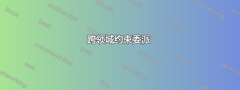 跨领域约束委派