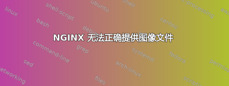 NGINX 无法正确提供图像文件