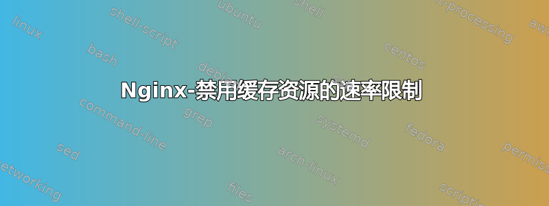 Nginx-禁用缓存资源的速率限制