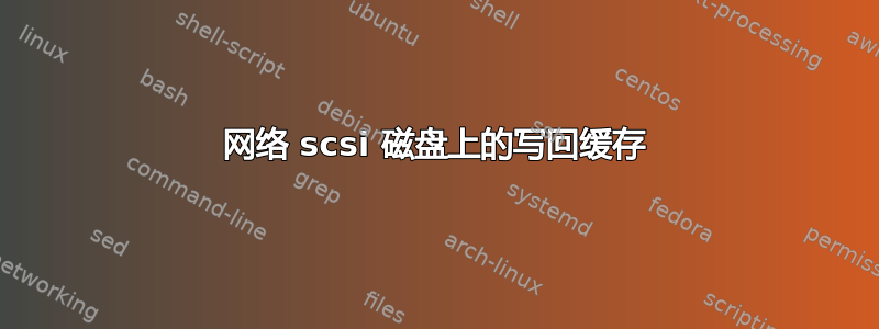 网络 scsi 磁盘上的写回缓存