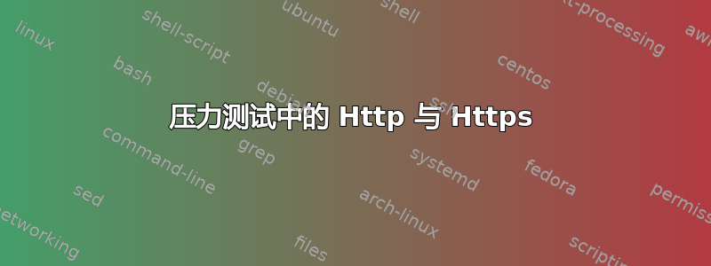 压力测试中的 Http 与 Https