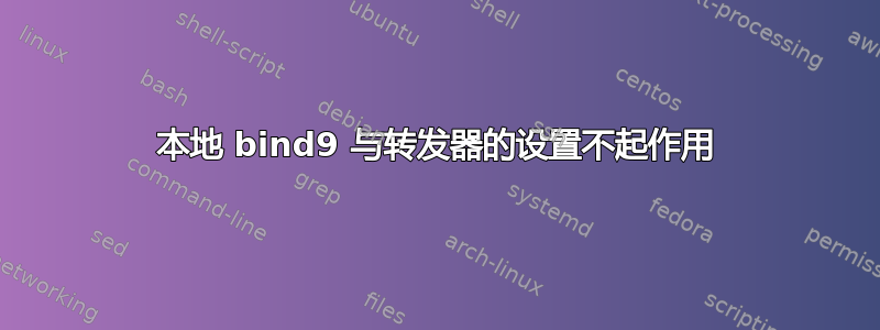 本地 bind9 与转发器的设置不起作用