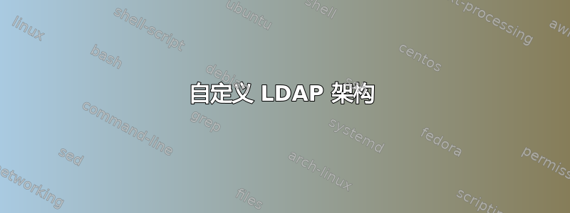 自定义 LDAP 架构