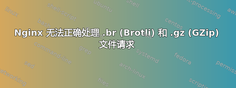 Nginx 无法正确处理 .br (Brotli) 和 .gz (GZip) 文件请求