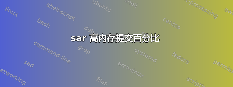 sar 高内存提交百分比