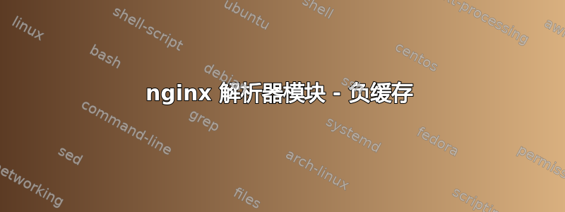 nginx 解析器模块 - 负缓存