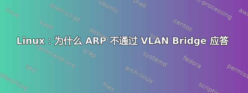 Linux：为什么 ARP 不通过 VLAN Bridge 应答