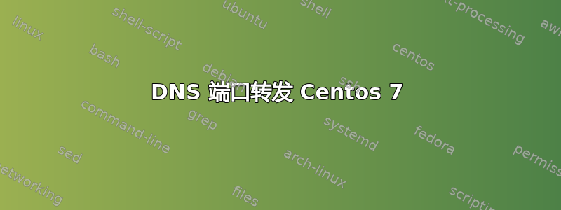 DNS 端口转发 Centos 7