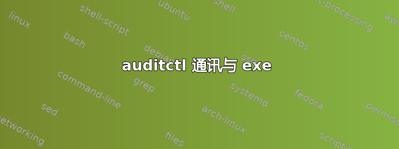 auditctl 通讯与 exe