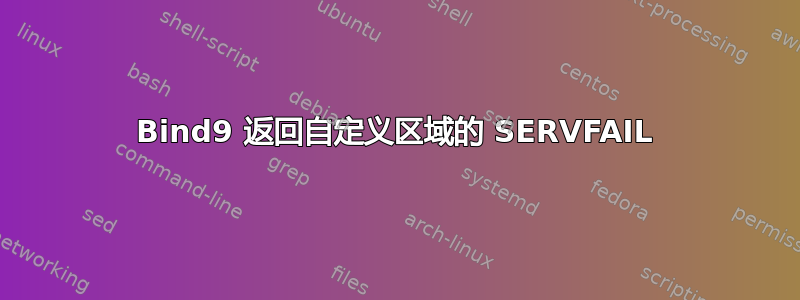 Bind9 返回自定义区域的 SERVFAIL