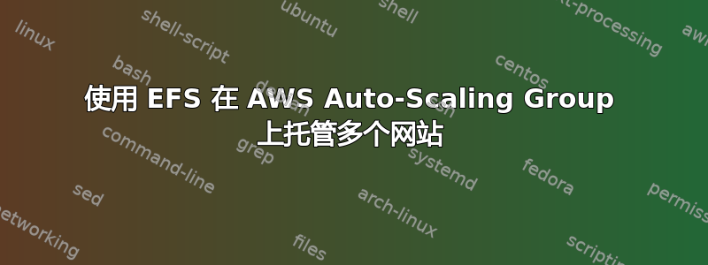 使用 EFS 在 AWS Auto-Scaling Group 上托管多个网站