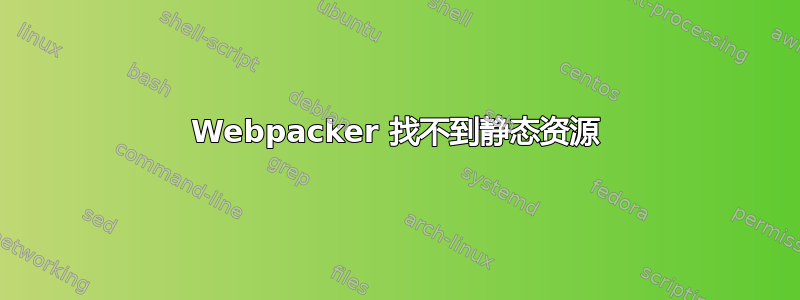 Webpacker 找不到静态资源