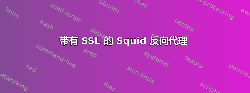 带有 SSL 的 Squid 反向代理