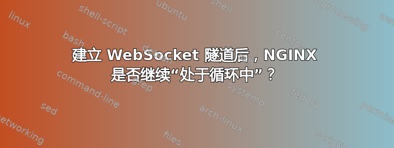 建立 WebSocket 隧道后，NGINX 是否继续“处于循环中”？