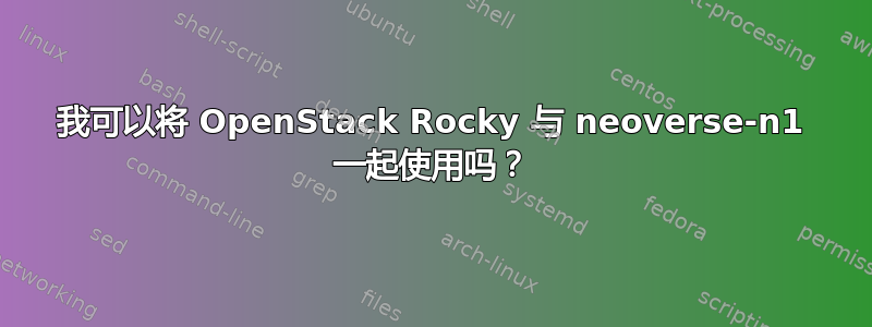 我可以将 OpenStack Rocky 与 neoverse-n1 一起使用吗？