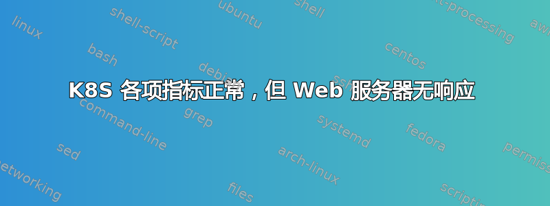 K8S 各项指标正常，但 Web 服务器无响应