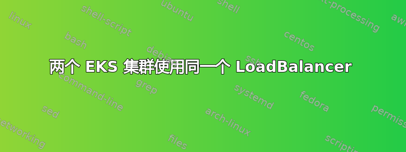 两个 EKS 集群使用同一个 LoadBalancer