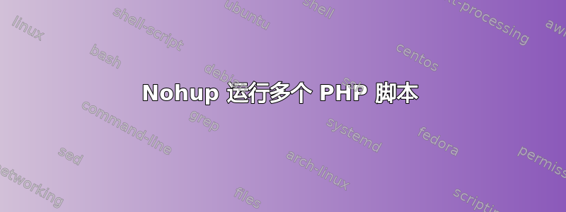 Nohup 运行多个 PHP 脚本