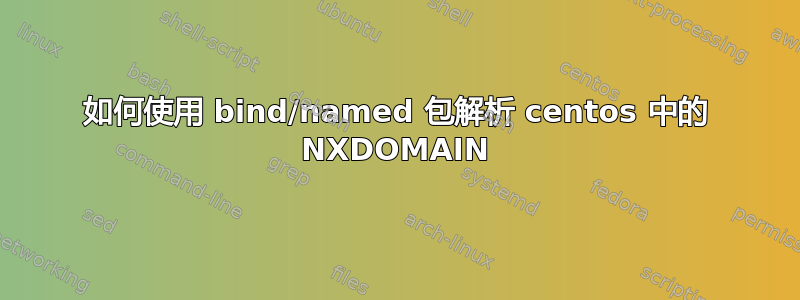 如何使用 bind/named 包解析 centos 中的 NXDOMAIN