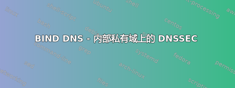 BIND DNS - 内部私有域上的 DNSSEC