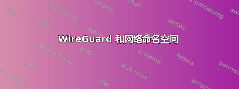 WireGuard 和网络命名空间