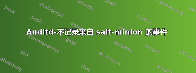 Auditd-不记录来自 salt-minion 的事件