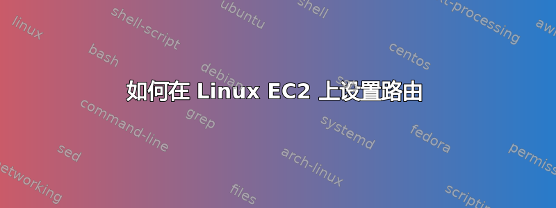 如何在 Linux EC2 上设置路由