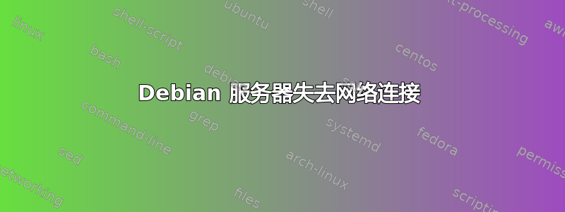 Debian 服务器失去网络连接