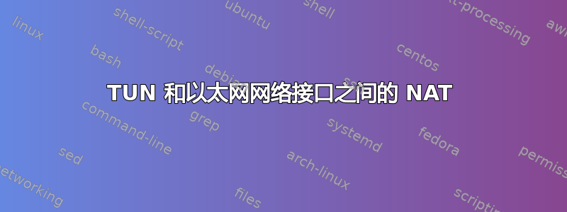 TUN 和以太网网络接口之间的 NAT