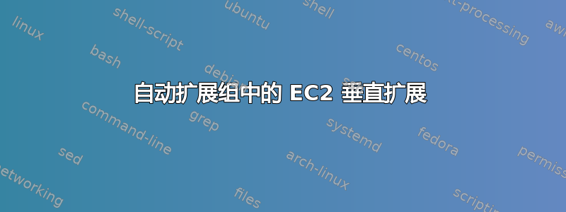 自动扩展组中的 EC2 垂直扩展