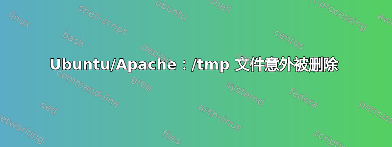 Ubuntu/Apache：/tmp 文件意外被删除