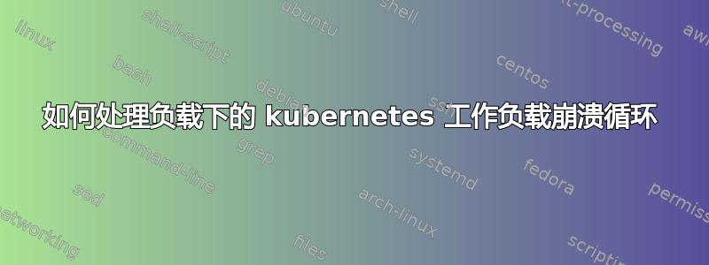 如何处理负载下的 kubernetes 工作负载崩溃循环