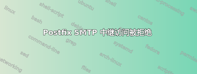 Postfix SMTP 中继访问被拒绝