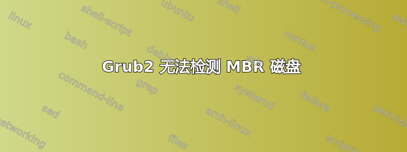 Grub2 无法检测 MBR 磁盘