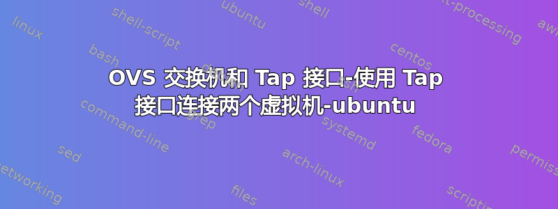 OVS 交换机和 Tap 接口-使用 Tap 接口连接两个虚拟机-ubuntu